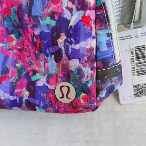 Lululemon Everywhere Belt Bag 1L Floral Glide Multi Vapor Long Strap NEW - Picture 6 of 9